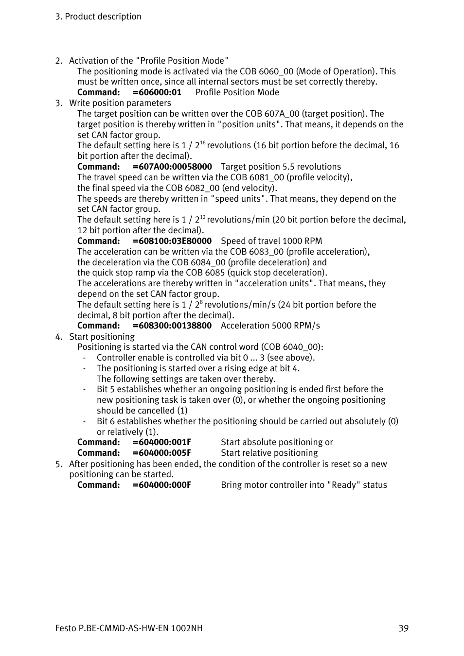 Festo Контроллер двигателя CMMD-AS User Manual | Page 39 / 131