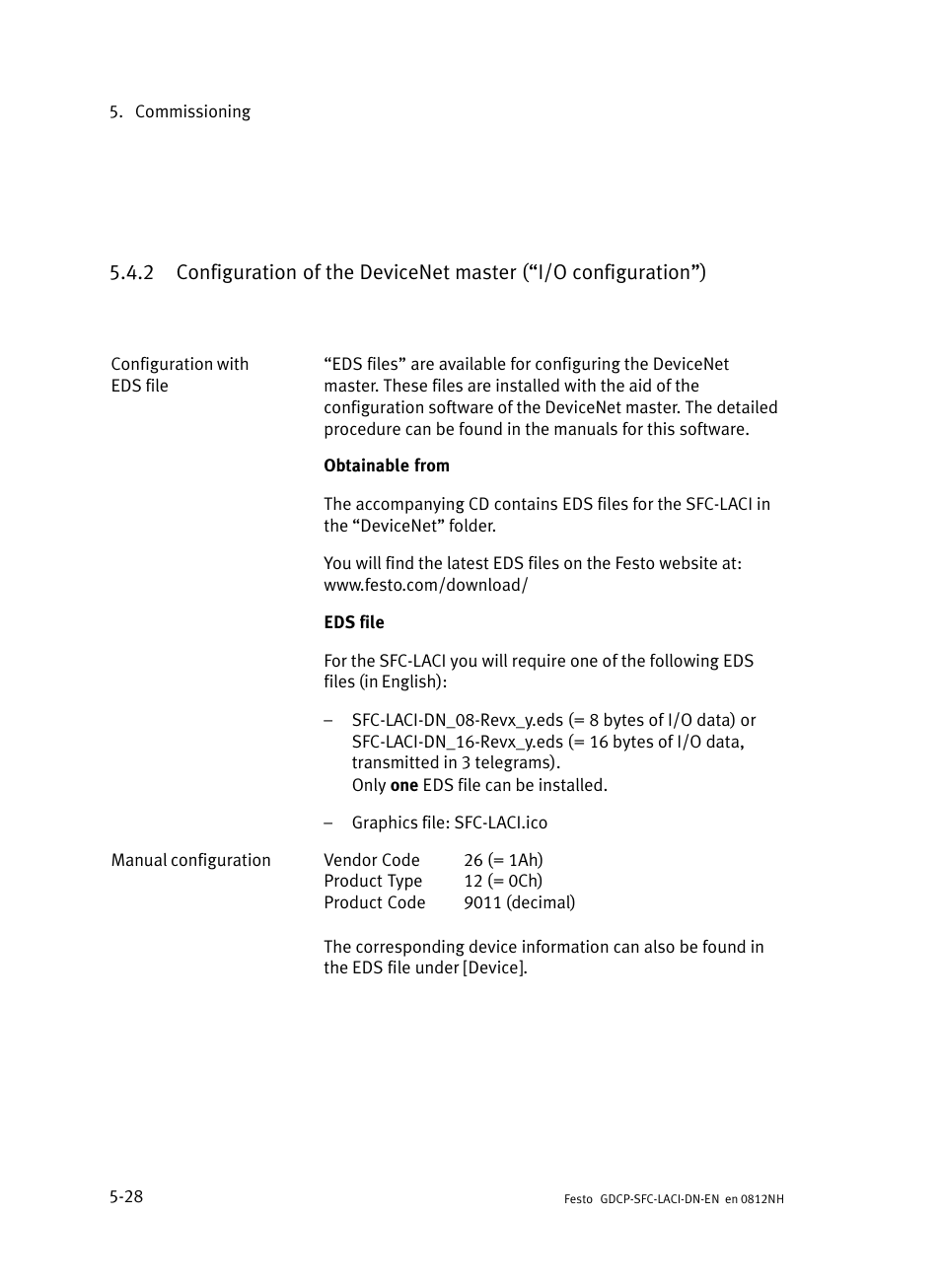 Festo Контроллеры двигателя SFC-LAC User Manual | Page 132 / 379