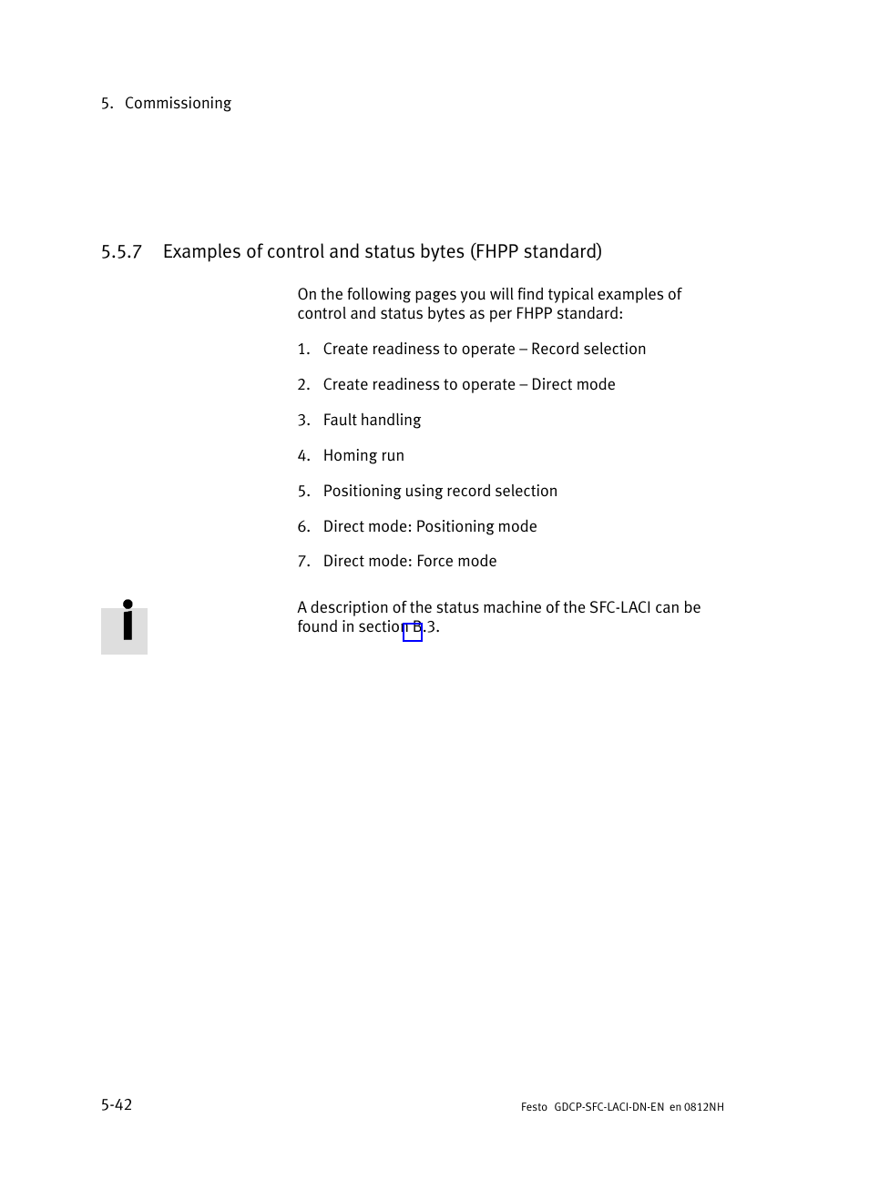 Festo Контроллеры двигателя SFC-LAC User Manual | Page 146 / 379