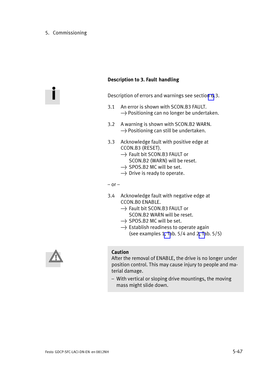 Festo Контроллеры двигателя SFC-LAC User Manual | Page 151 / 379