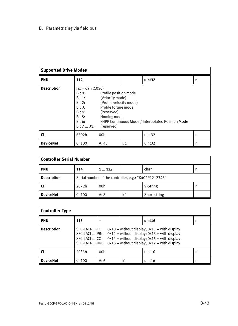 Festo Контроллеры двигателя SFC-LAC User Manual | Page 263 / 379