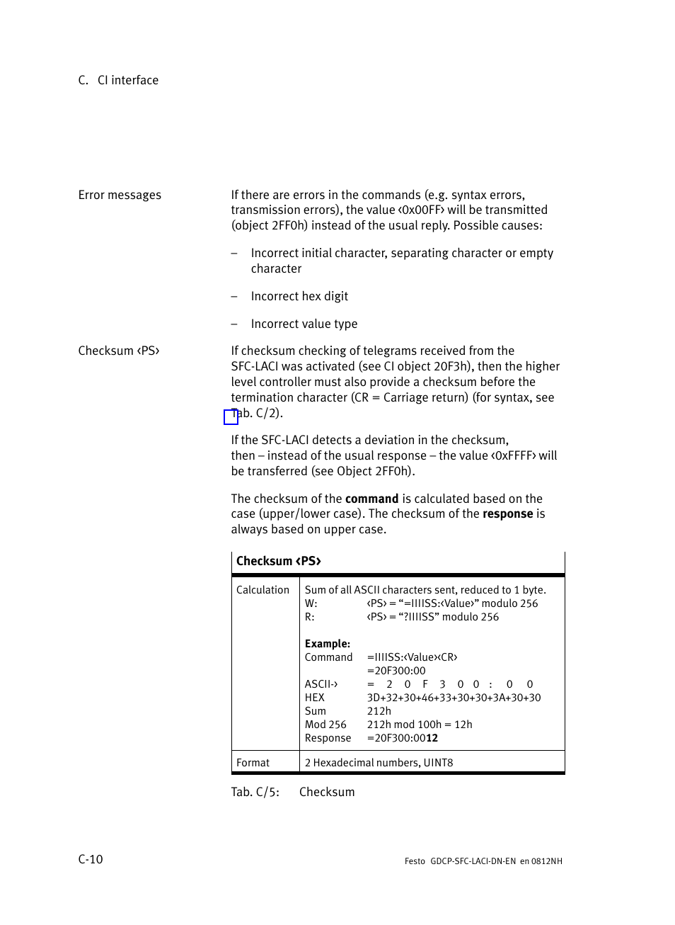 Festo Контроллеры двигателя SFC-LAC User Manual | Page 346 / 379