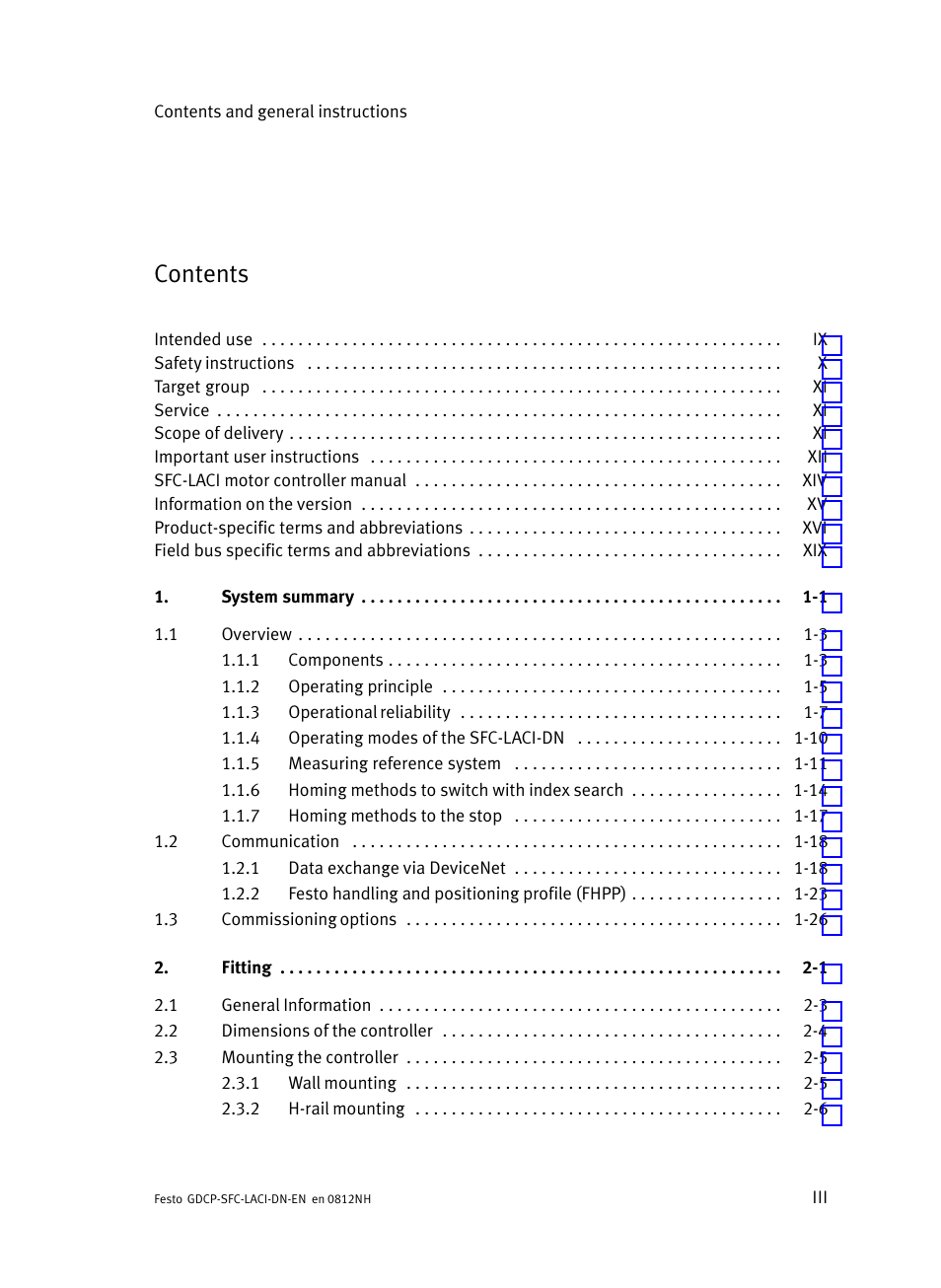 Festo Контроллеры двигателя SFC-LAC User Manual | Page 5 / 379