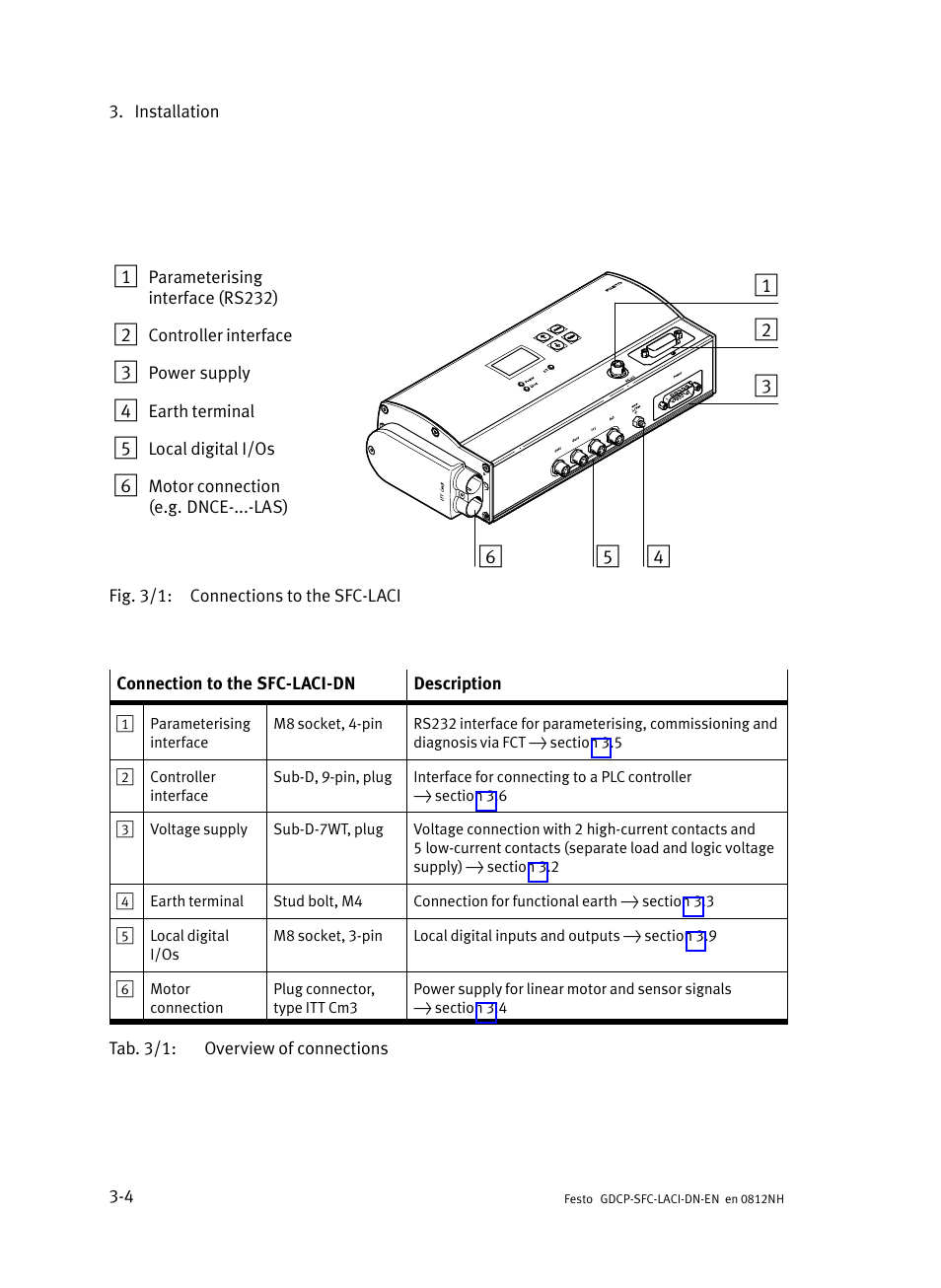 Festo Контроллеры двигателя SFC-LAC User Manual | Page 58 / 379