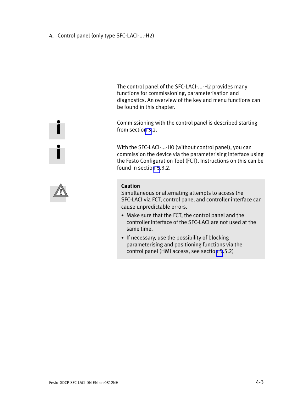 Festo Контроллеры двигателя SFC-LAC User Manual | Page 87 / 379