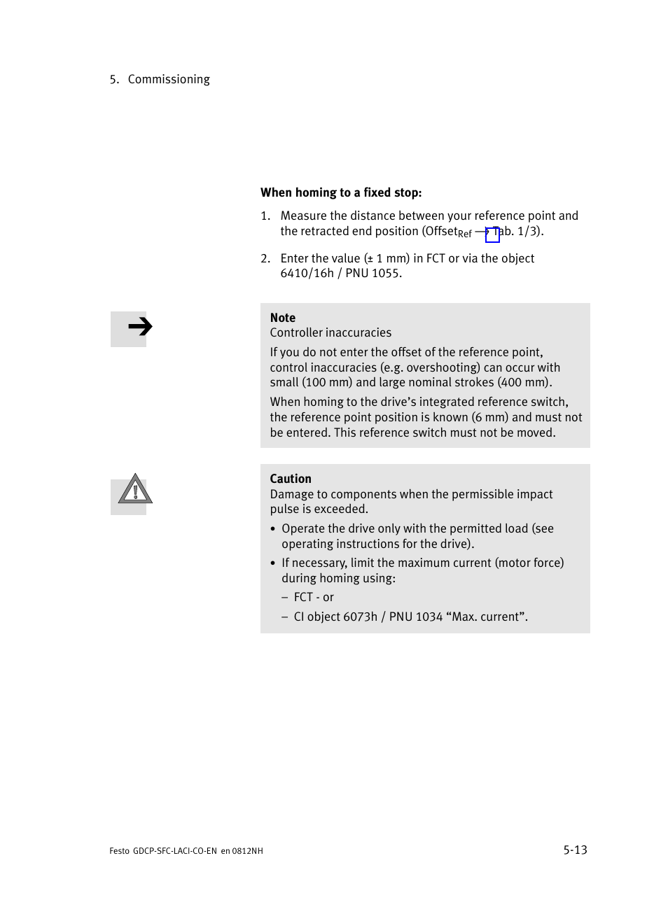 Festo Контроллеры двигателя SFC-LAC User Manual | Page 115 / 389