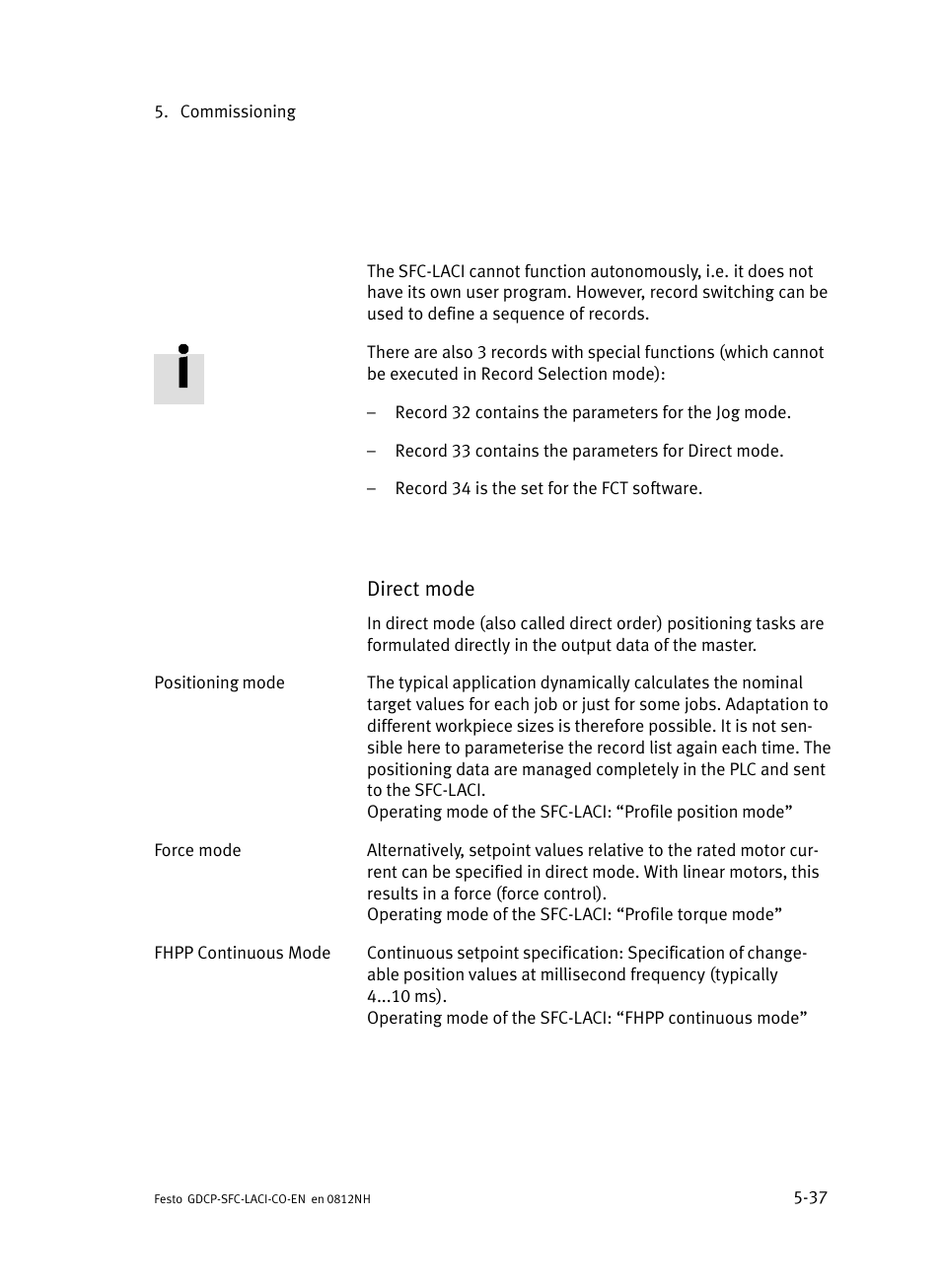 Festo Контроллеры двигателя SFC-LAC User Manual | Page 139 / 389