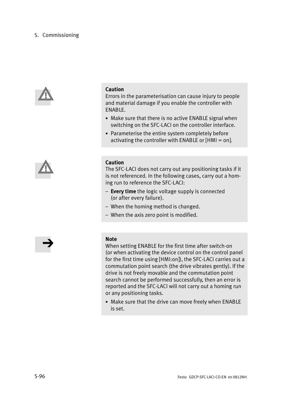 Festo Контроллеры двигателя SFC-LAC User Manual | Page 198 / 389