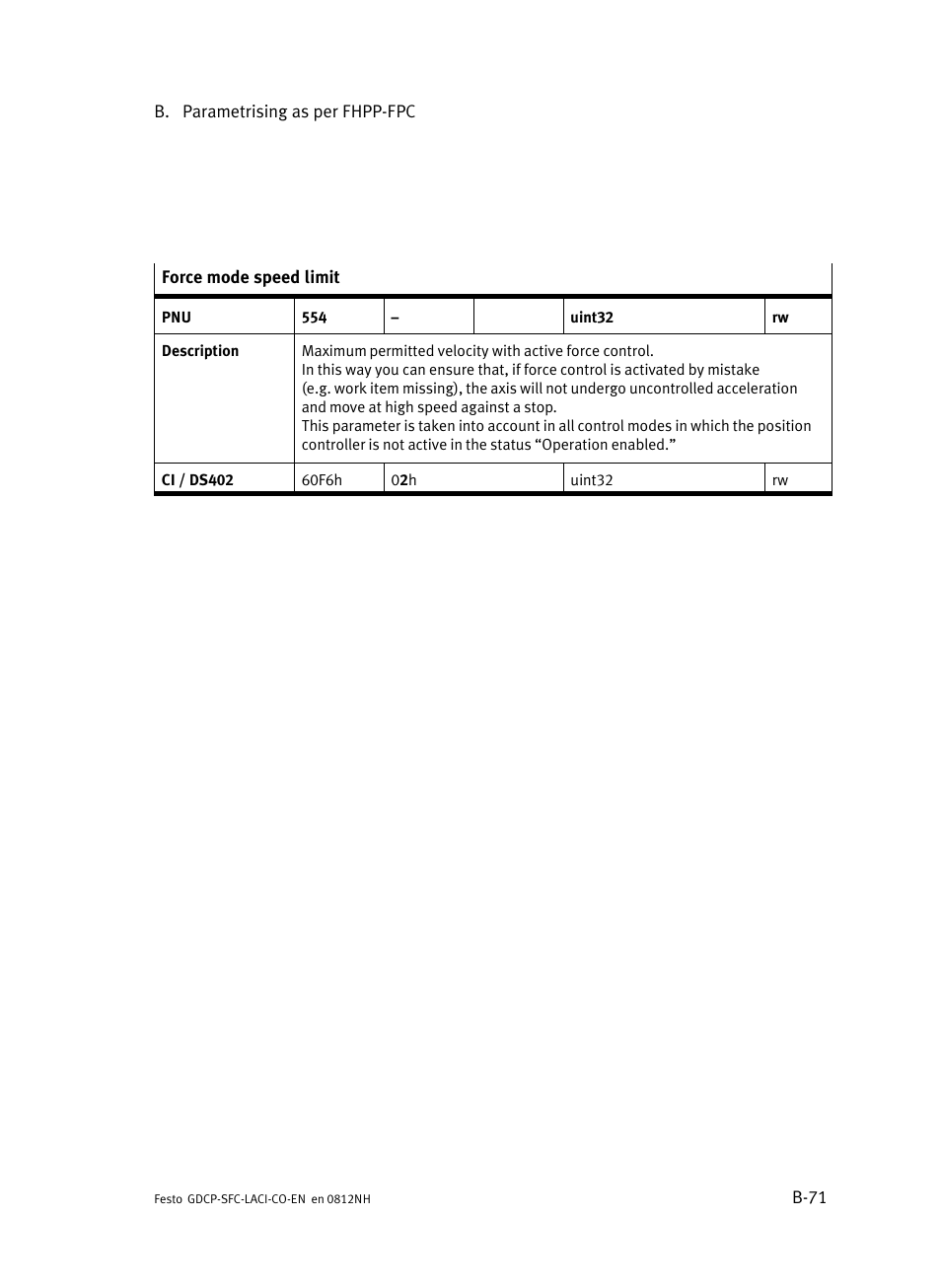 Festo Контроллеры двигателя SFC-LAC User Manual | Page 299 / 389