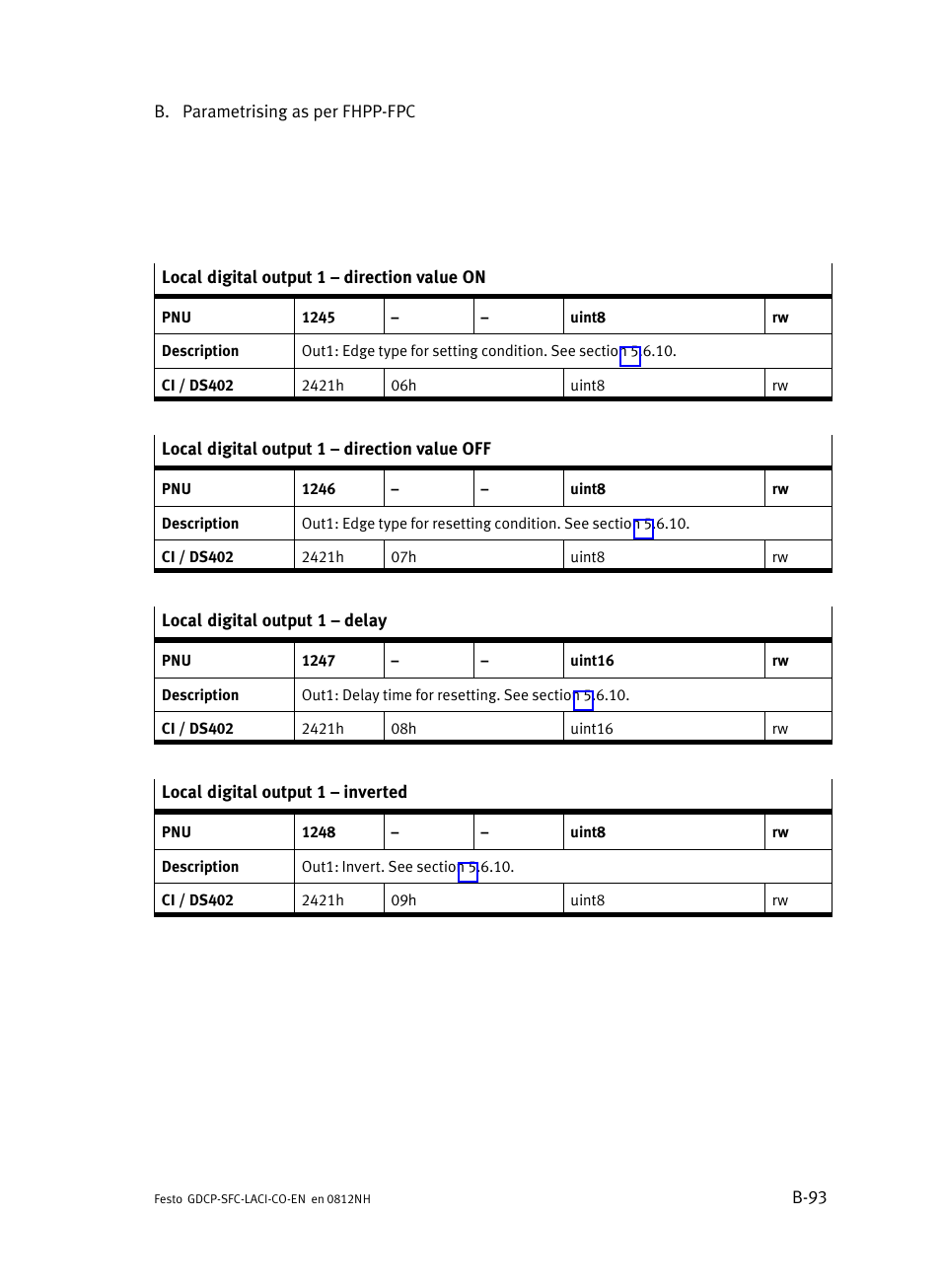 Festo Контроллеры двигателя SFC-LAC User Manual | Page 321 / 389