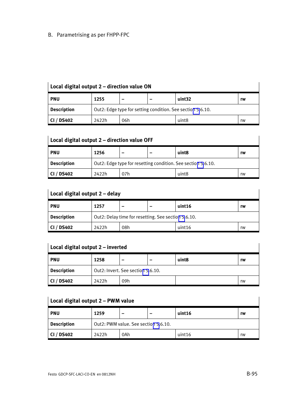 Festo Контроллеры двигателя SFC-LAC User Manual | Page 323 / 389