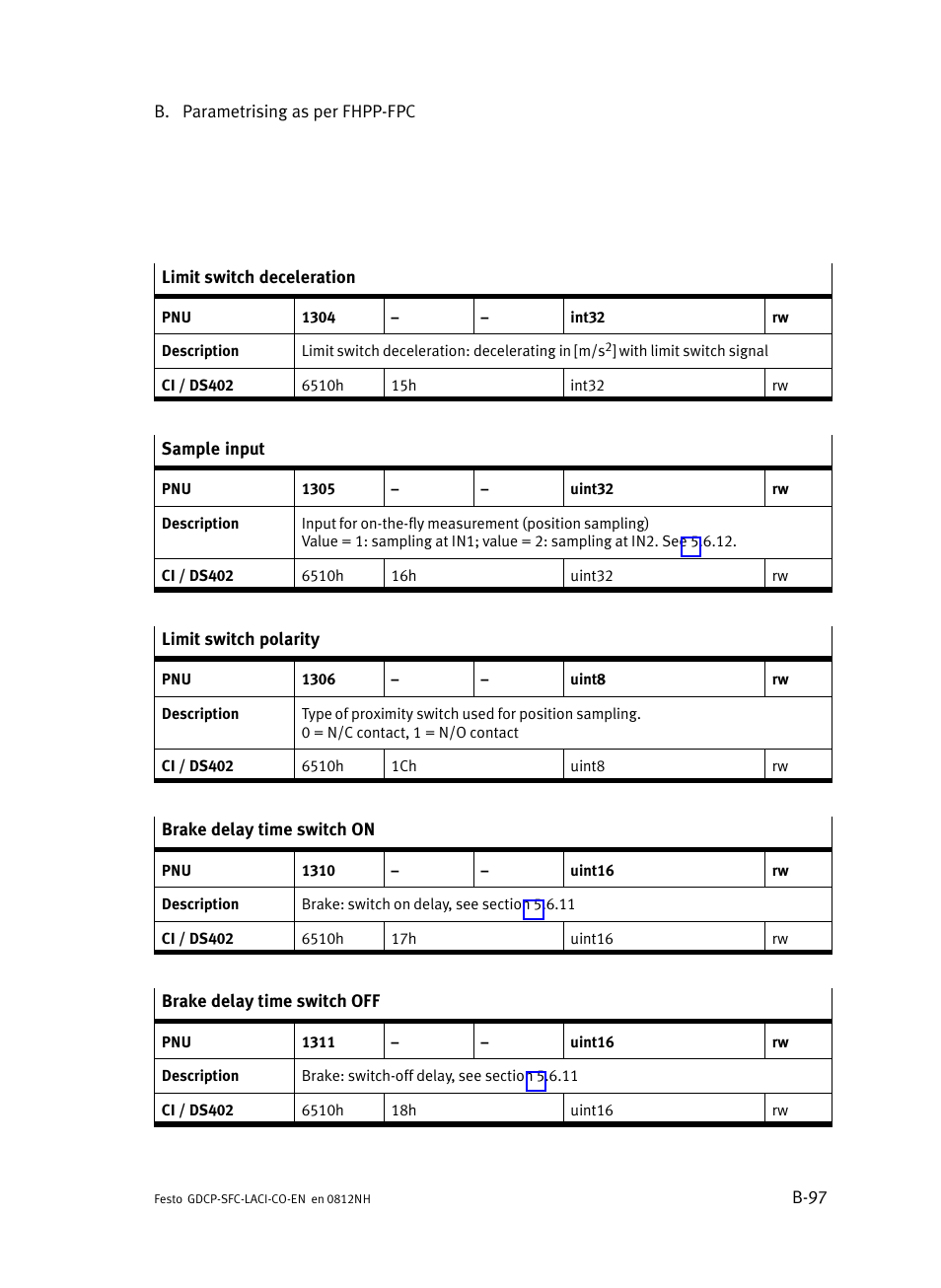 Festo Контроллеры двигателя SFC-LAC User Manual | Page 325 / 389