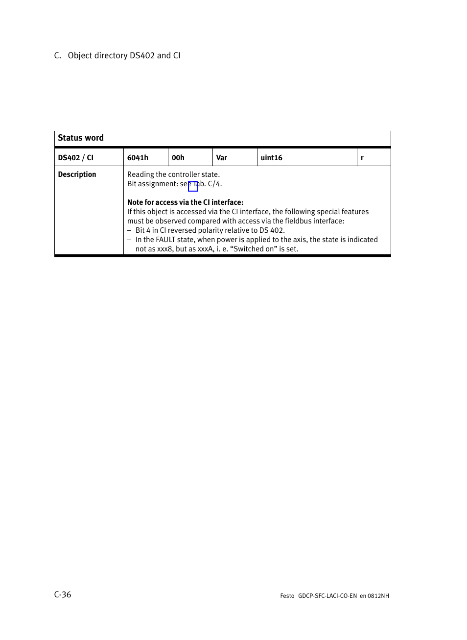 Festo Контроллеры двигателя SFC-LAC User Manual | Page 362 / 389