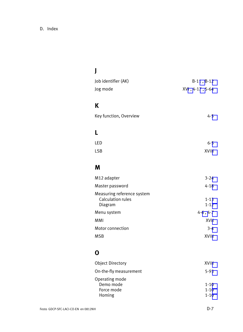 Festo Контроллеры двигателя SFC-LAC User Manual | Page 385 / 389