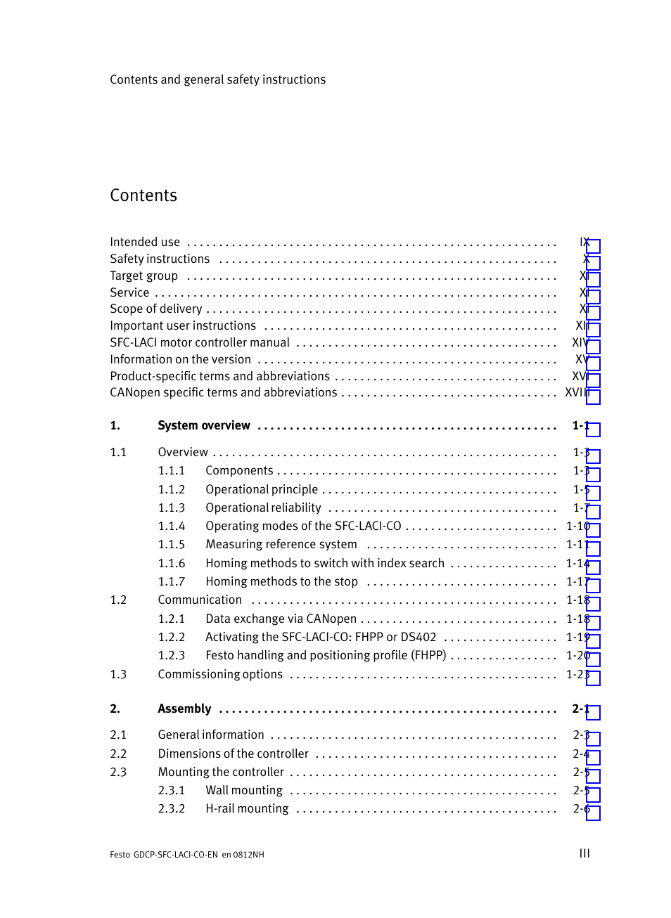 Festo Контроллеры двигателя SFC-LAC User Manual | Page 5 / 389