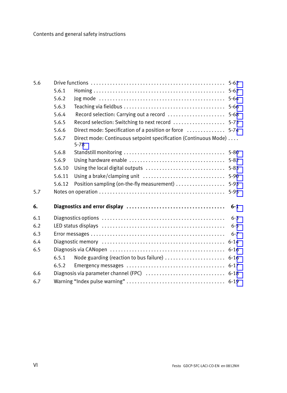 Festo Контроллеры двигателя SFC-LAC User Manual | Page 8 / 389