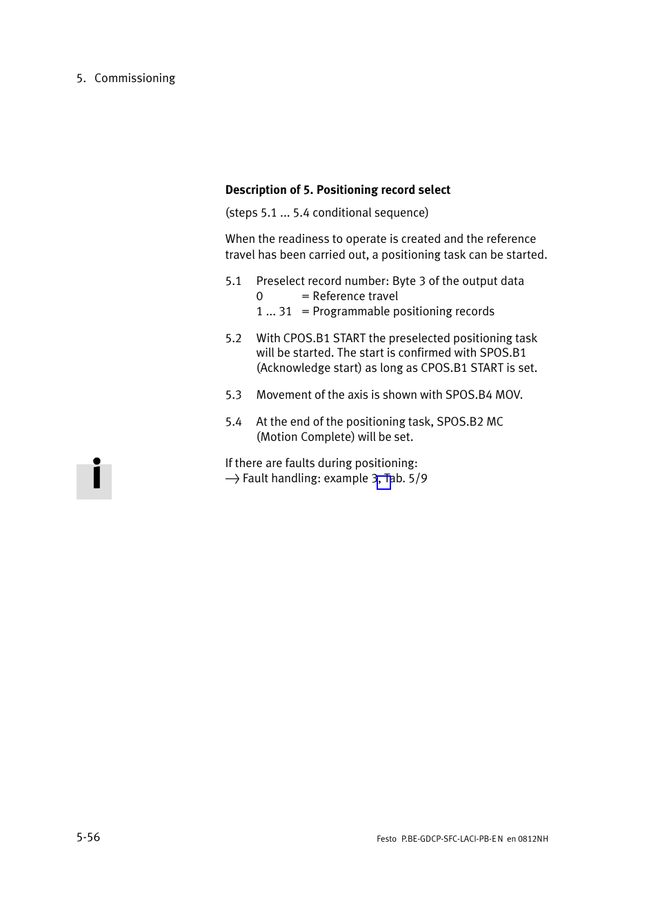 Festo Контроллеры двигателя SFC-LAC User Manual | Page 152 / 351