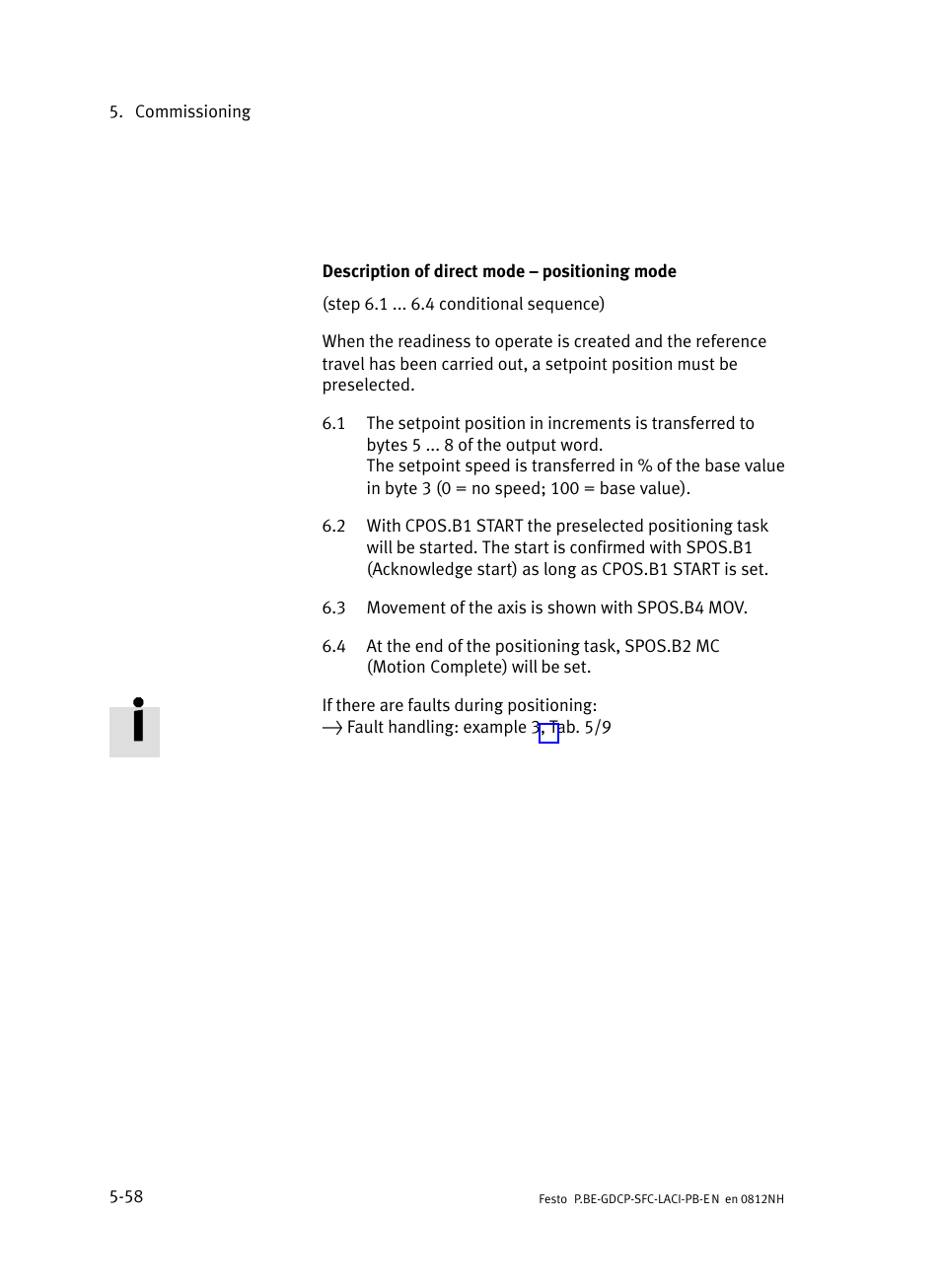 Festo Контроллеры двигателя SFC-LAC User Manual | Page 154 / 351