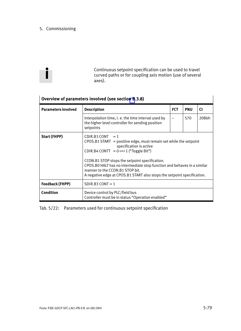 Festo Контроллеры двигателя SFC-LAC User Manual | Page 175 / 351