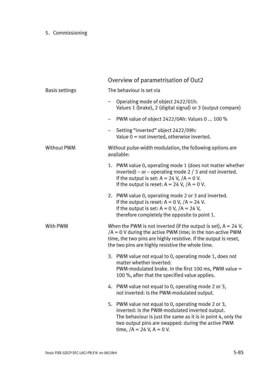Festo Контроллеры двигателя SFC-LAC User Manual | Page 181 / 351