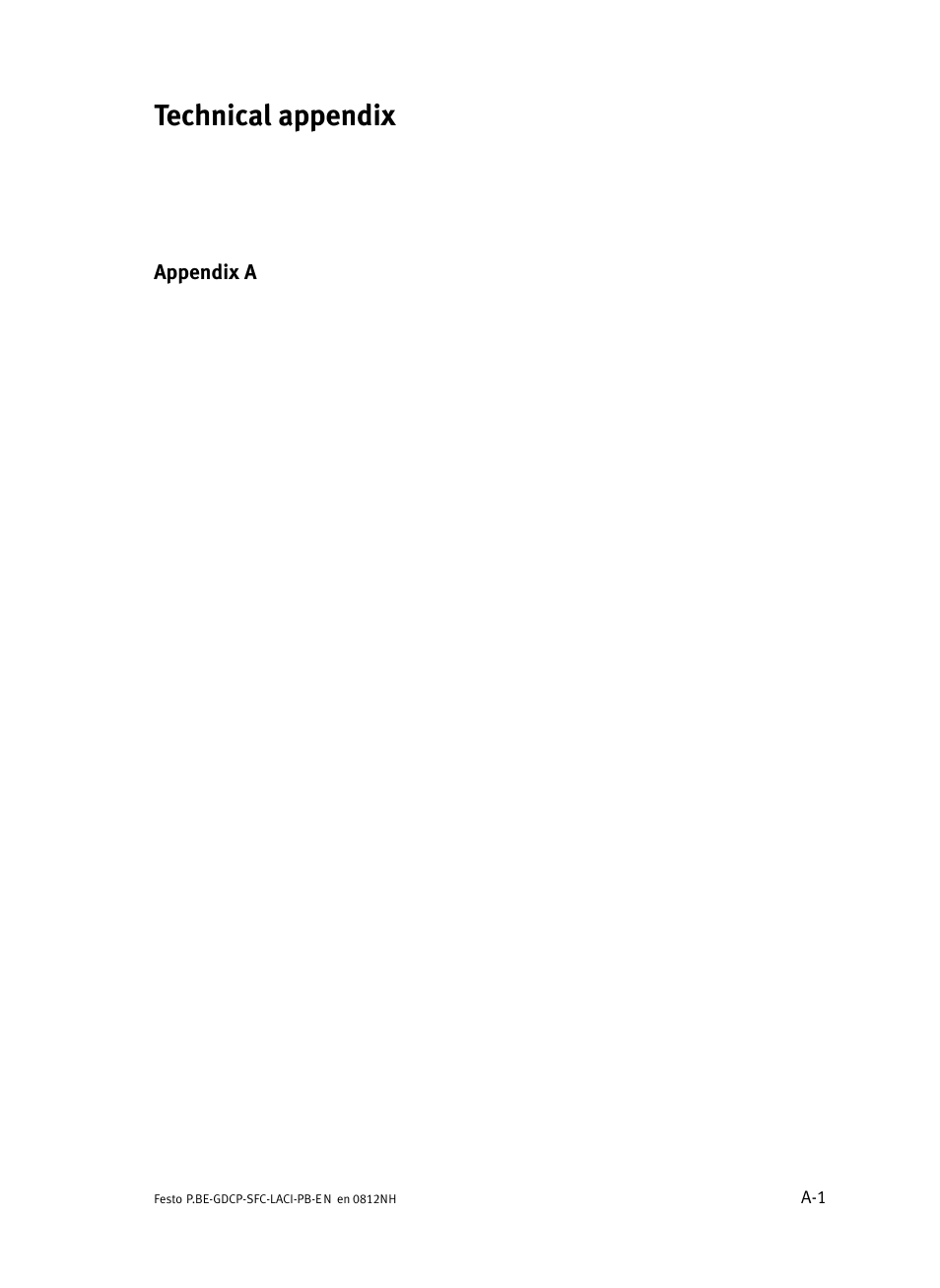 Technical appendix | Festo Контроллеры двигателя SFC-LAC User Manual | Page 215 / 351