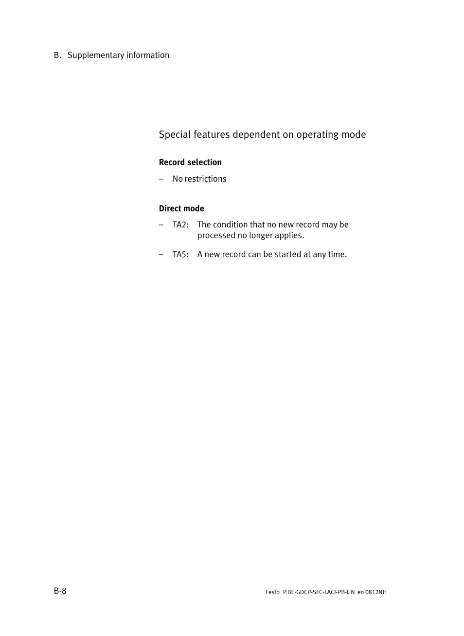 Festo Контроллеры двигателя SFC-LAC User Manual | Page 228 / 351