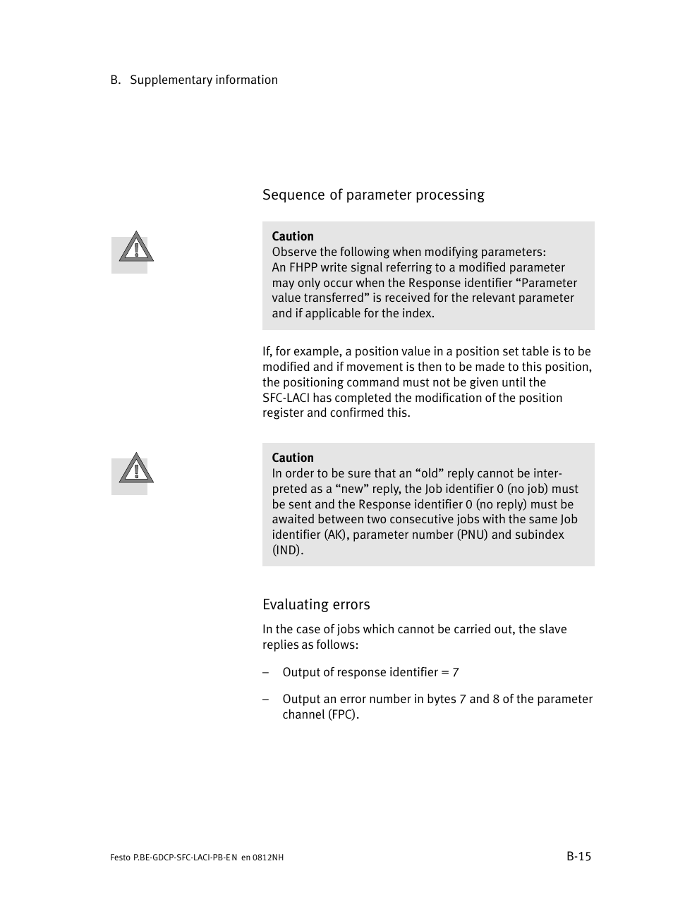 Festo Контроллеры двигателя SFC-LAC User Manual | Page 235 / 351