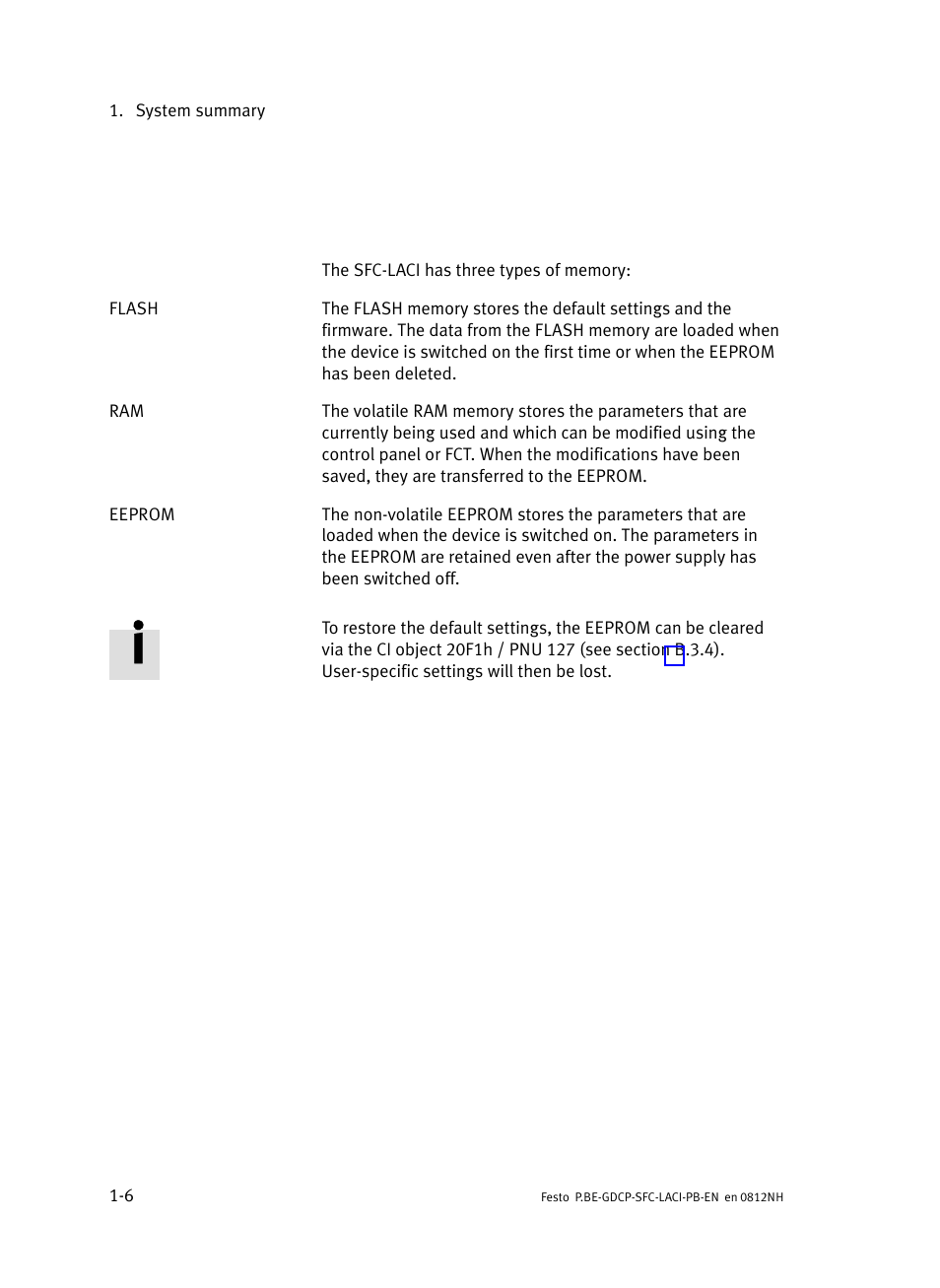Festo Контроллеры двигателя SFC-LAC User Manual | Page 28 / 351