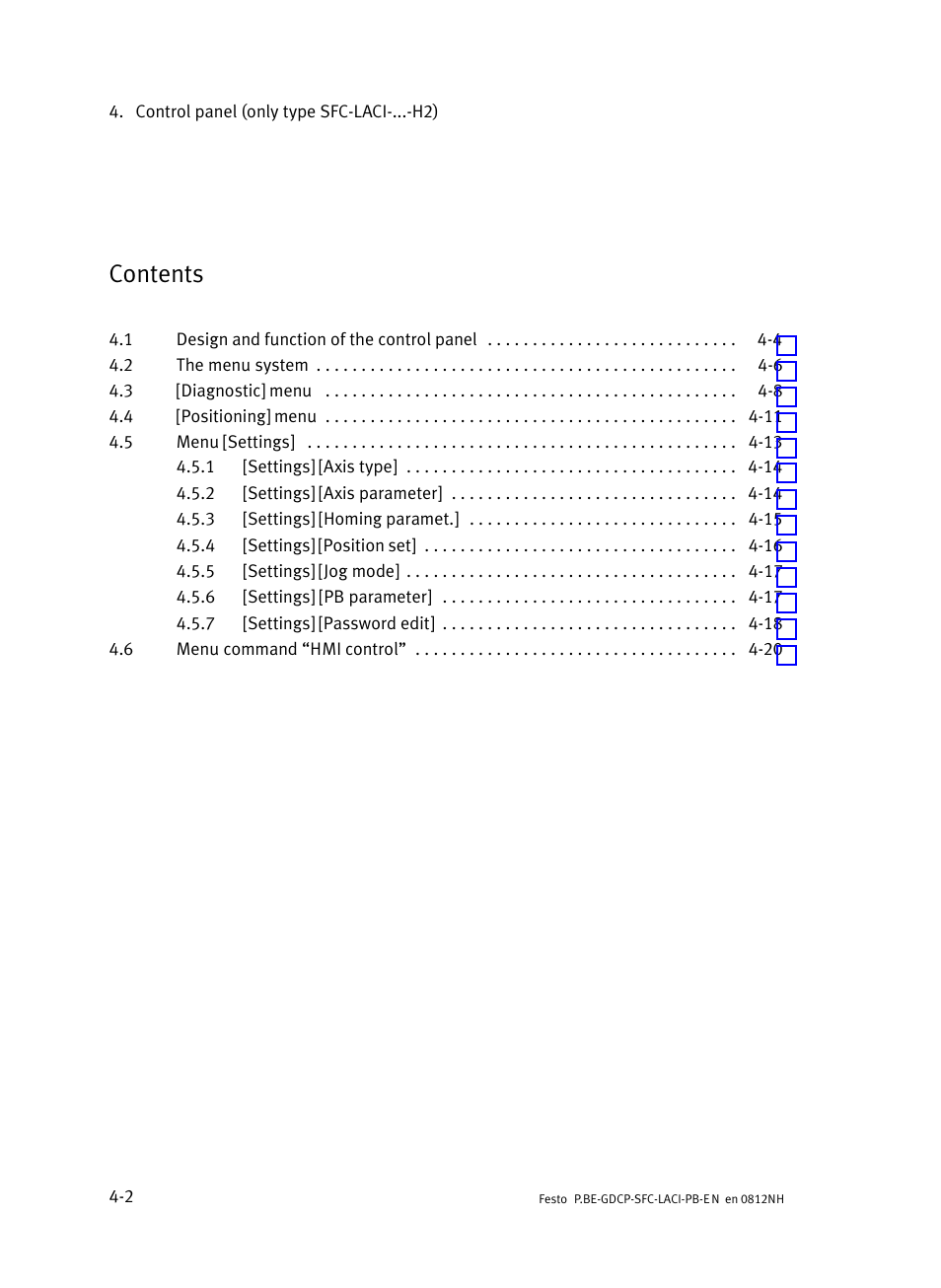 Festo Контроллеры двигателя SFC-LAC User Manual | Page 78 / 351