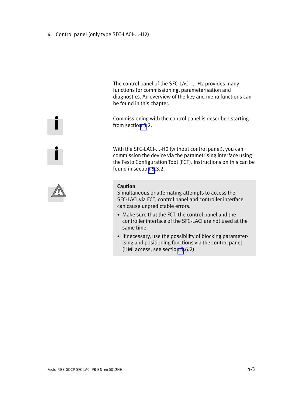 Festo Контроллеры двигателя SFC-LAC User Manual | Page 79 / 351