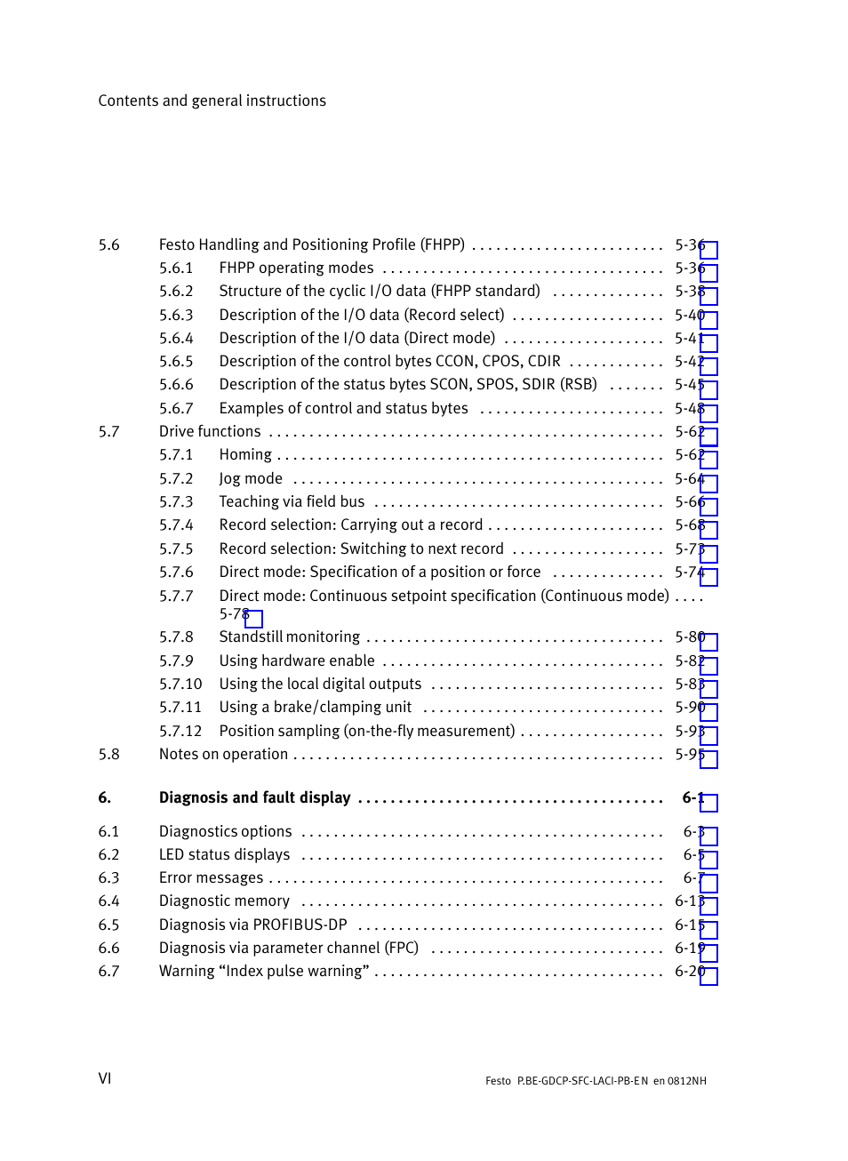 Festo Контроллеры двигателя SFC-LAC User Manual | Page 8 / 351