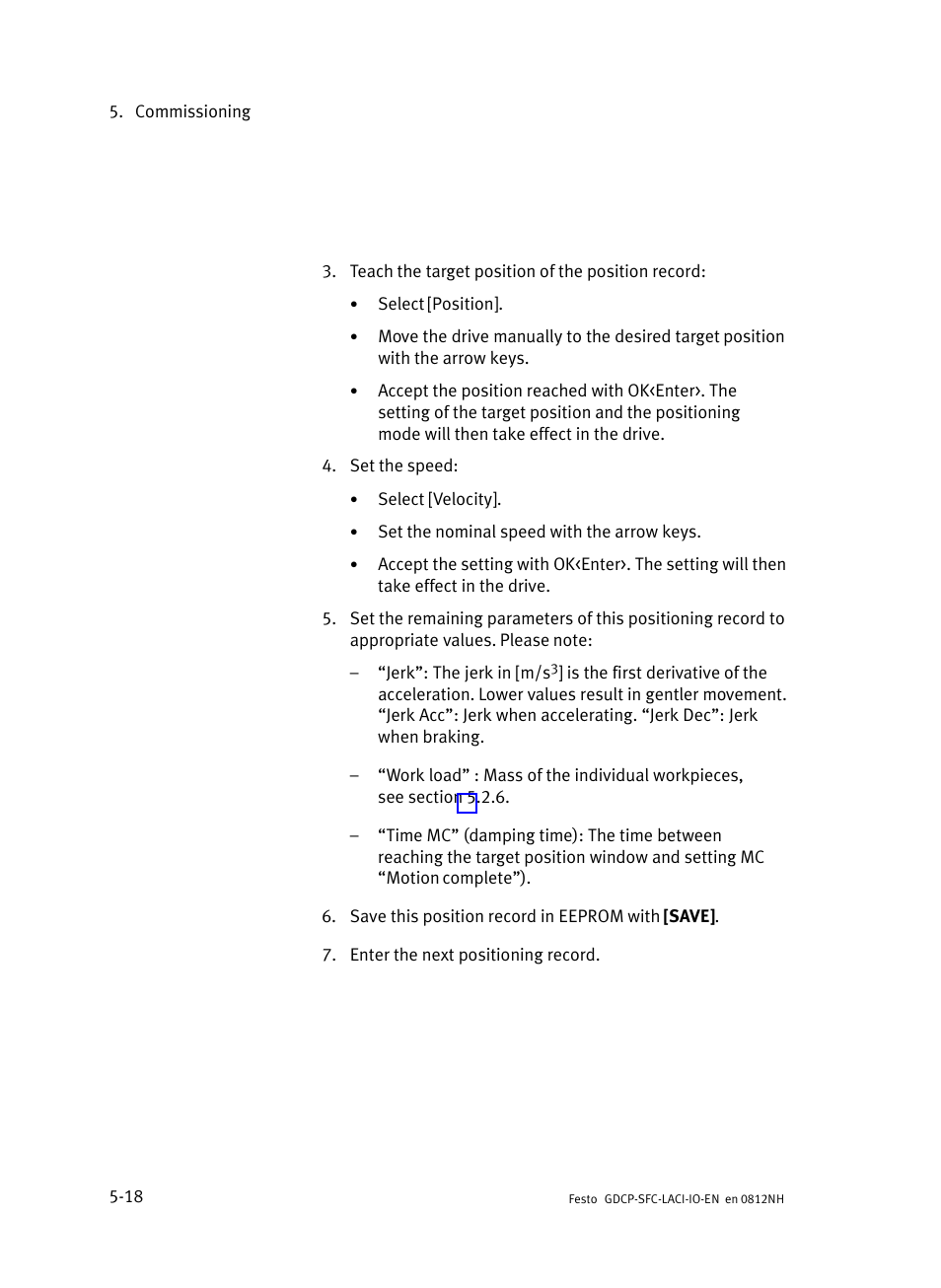 Festo Контроллеры двигателя SFC-LAC User Manual | Page 100 / 245