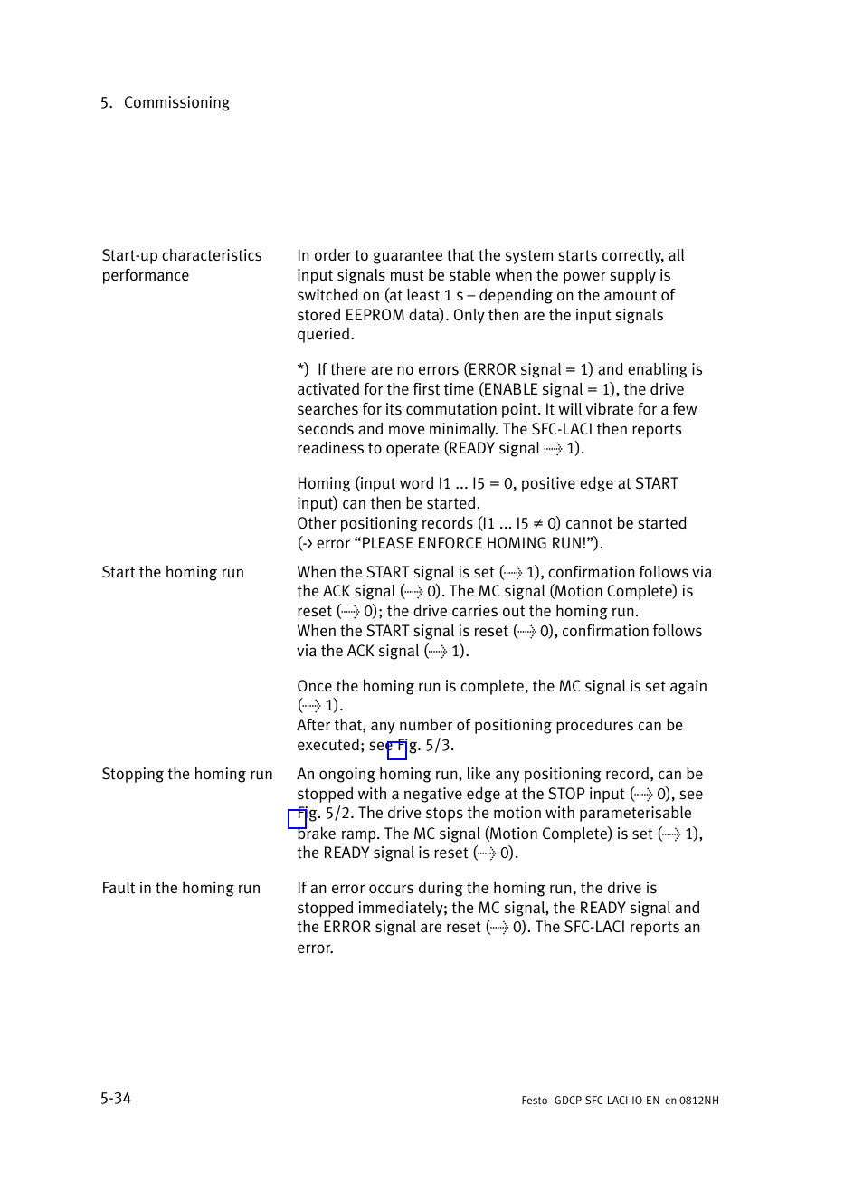Festo Контроллеры двигателя SFC-LAC User Manual | Page 116 / 245