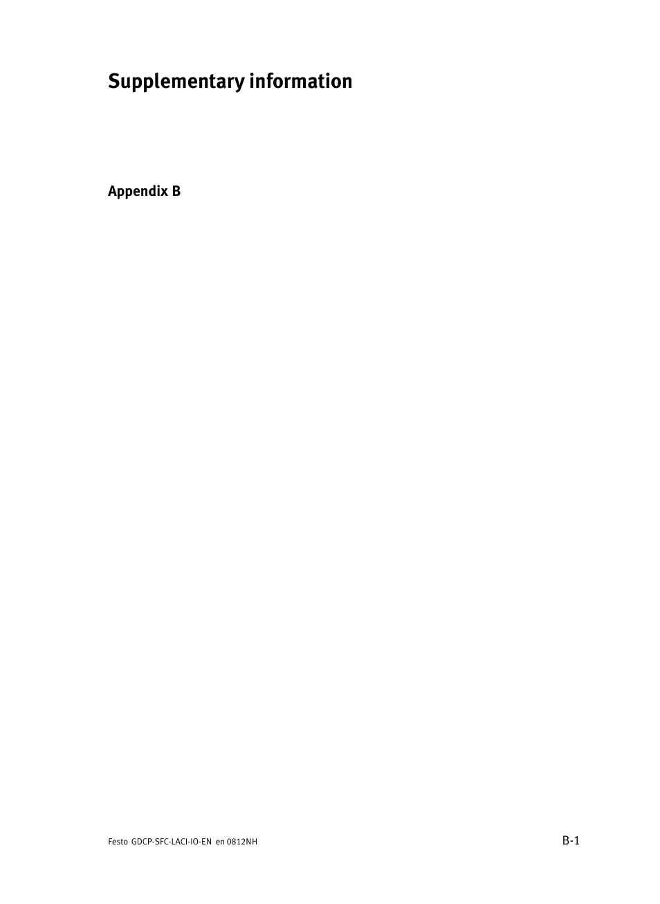Supplementary information | Festo Контроллеры двигателя SFC-LAC User Manual | Page 163 / 245