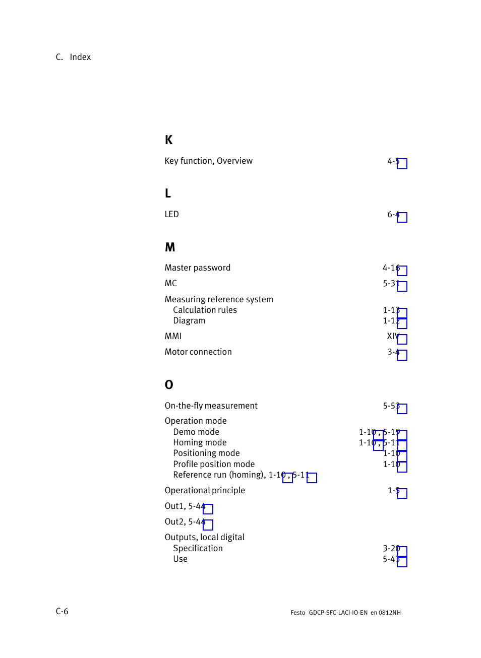 Festo Контроллеры двигателя SFC-LAC User Manual | Page 242 / 245