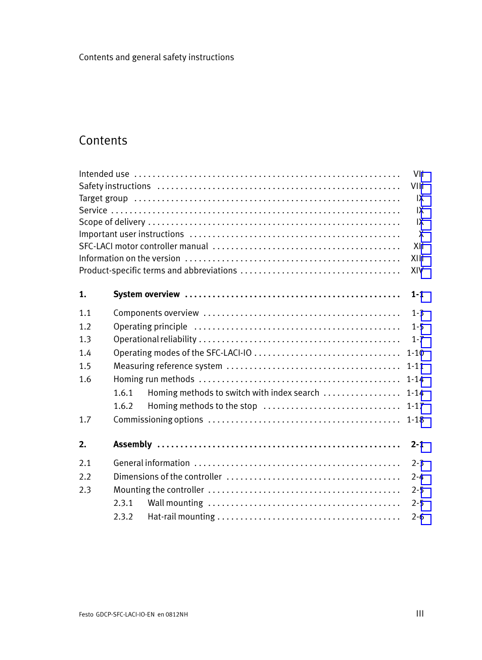 Festo Контроллеры двигателя SFC-LAC User Manual | Page 5 / 245