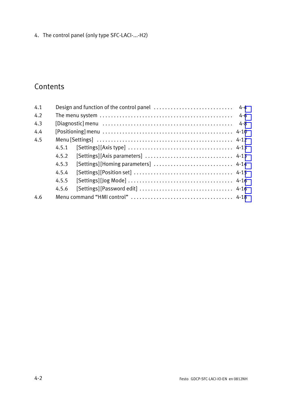 Festo Контроллеры двигателя SFC-LAC User Manual | Page 66 / 245