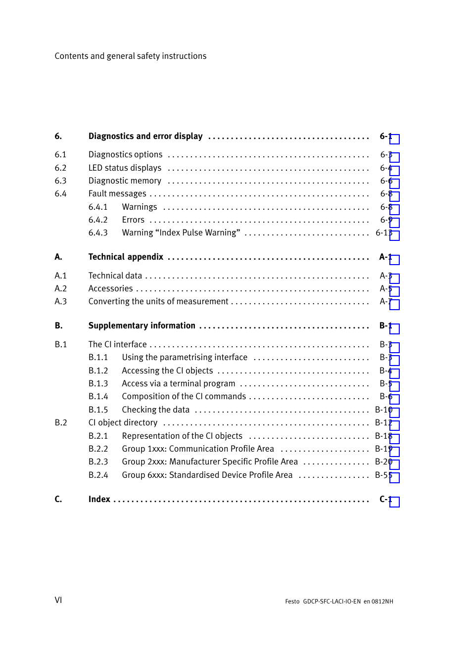 Festo Контроллеры двигателя SFC-LAC User Manual | Page 8 / 245