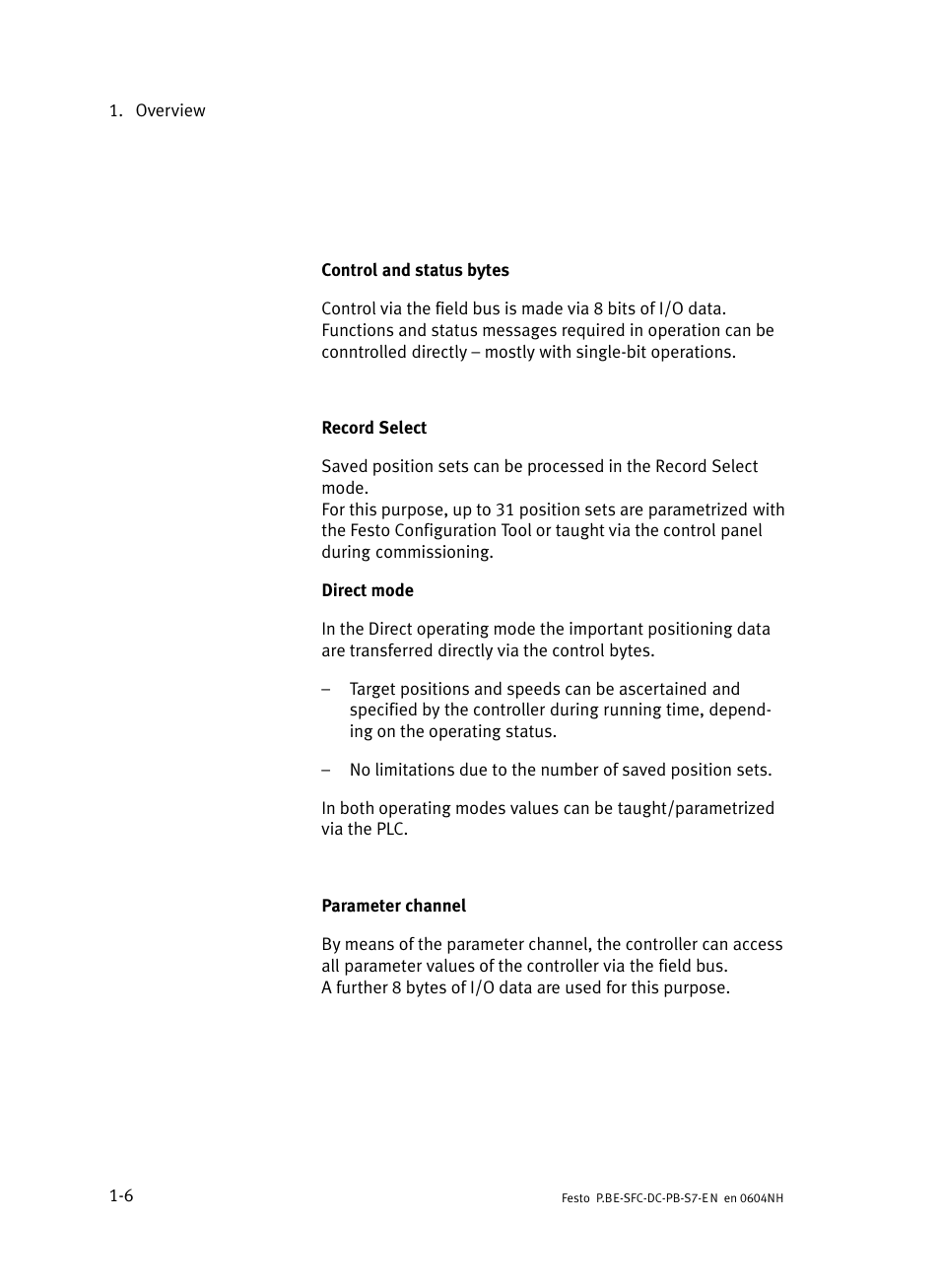Festo Контроллер двигателя SFC-ST User Manual | Page 28 / 128