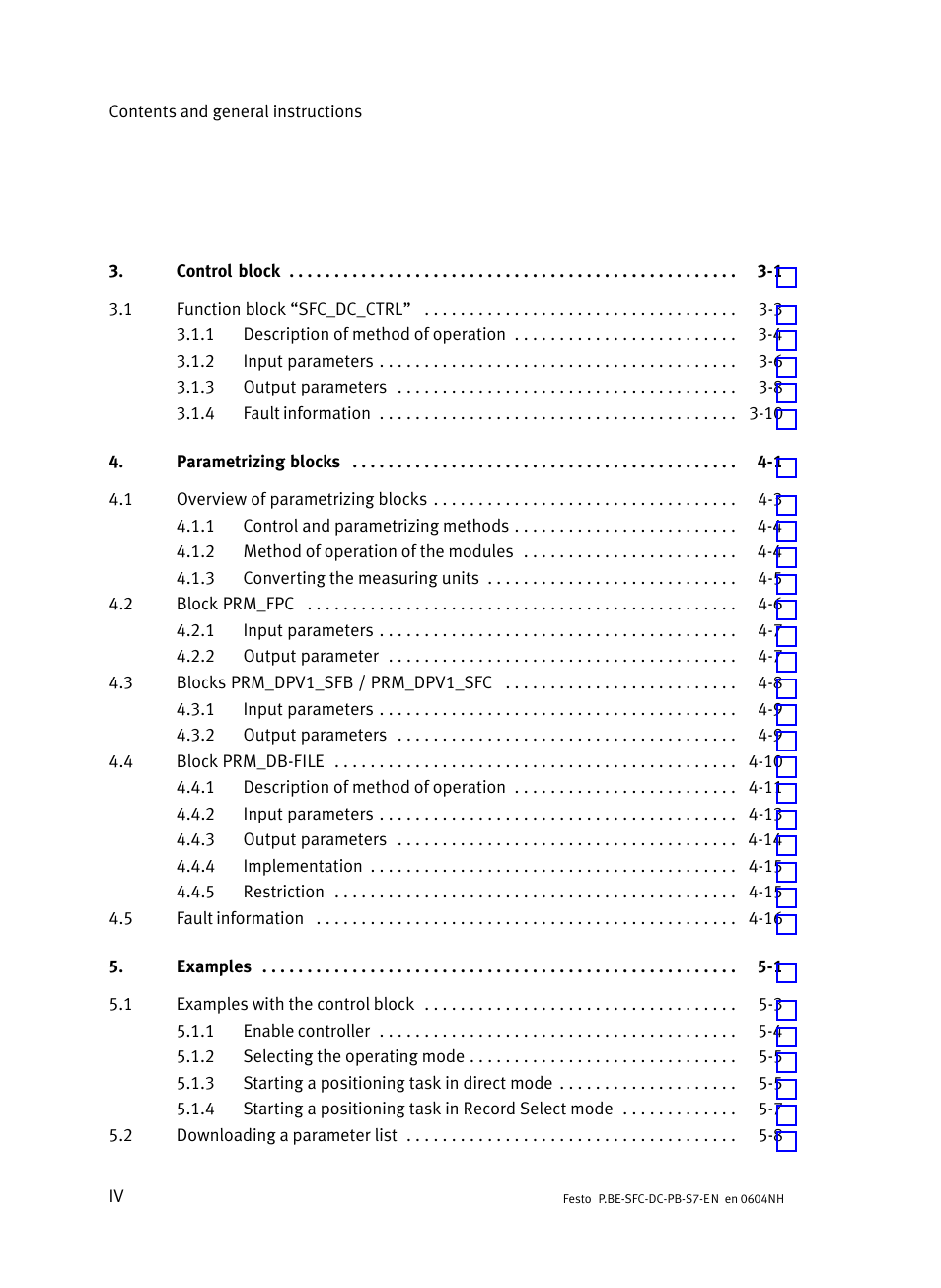 Festo Контроллер двигателя SFC-ST User Manual | Page 6 / 128
