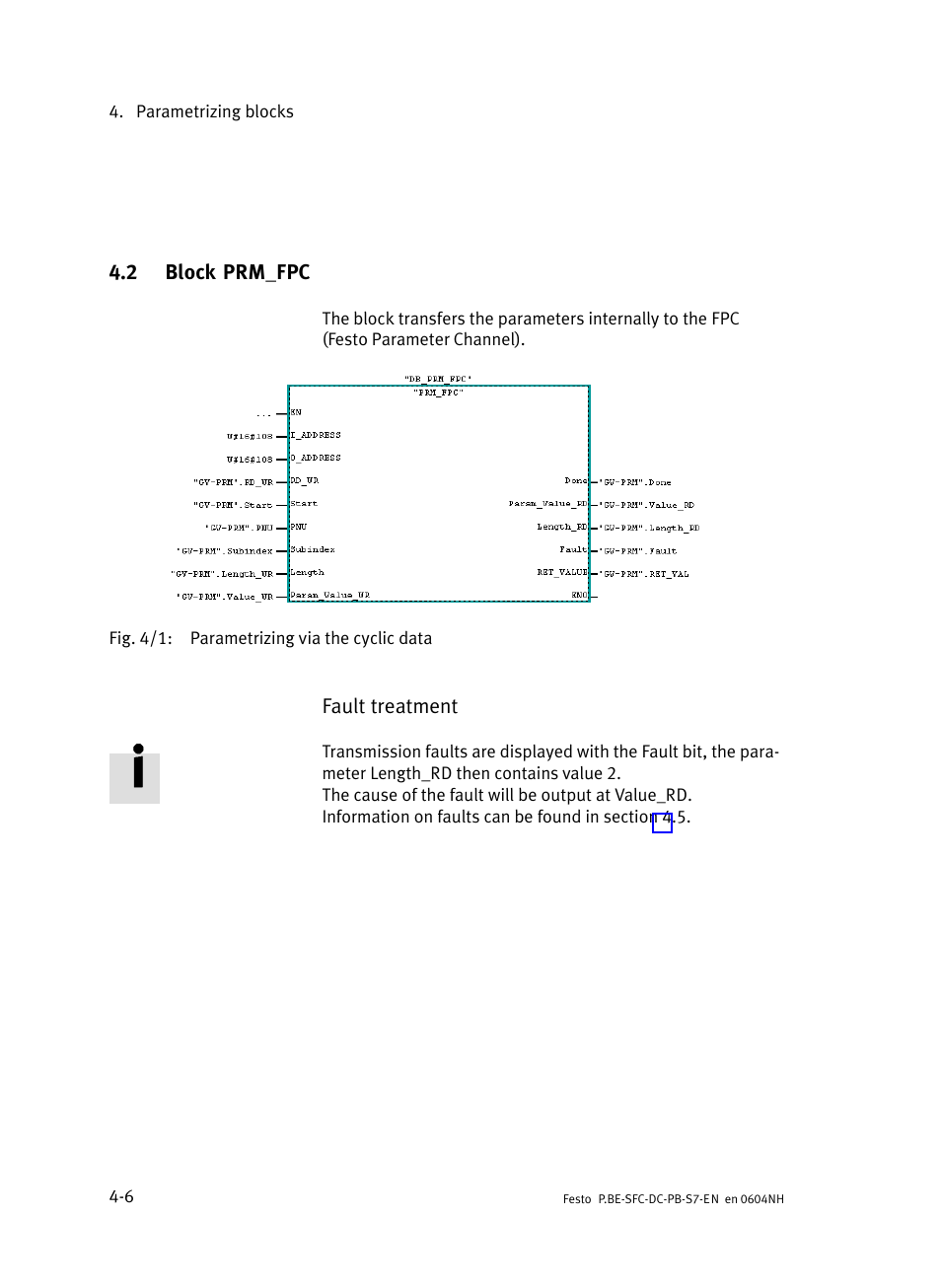 2 block prm_fpc, Block prm_fpc | Festo Контроллер двигателя SFC-ST User Manual | Page 60 / 128