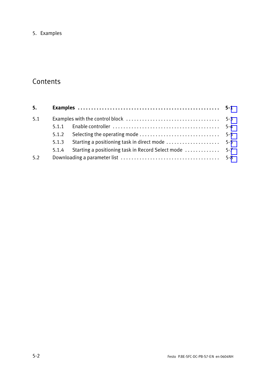 Festo Контроллер двигателя SFC-ST User Manual | Page 74 / 128