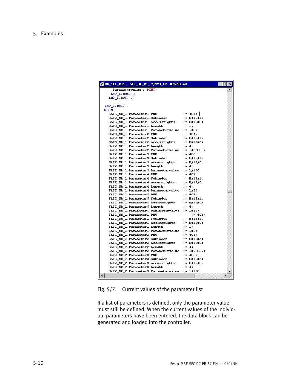 Festo Контроллер двигателя SFC-ST User Manual | Page 82 / 128