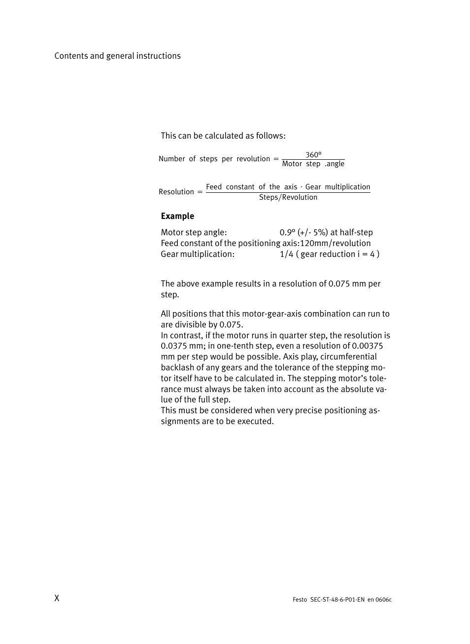 Festo Контроллер двигателя SEC-ST User Manual | Page 12 / 66