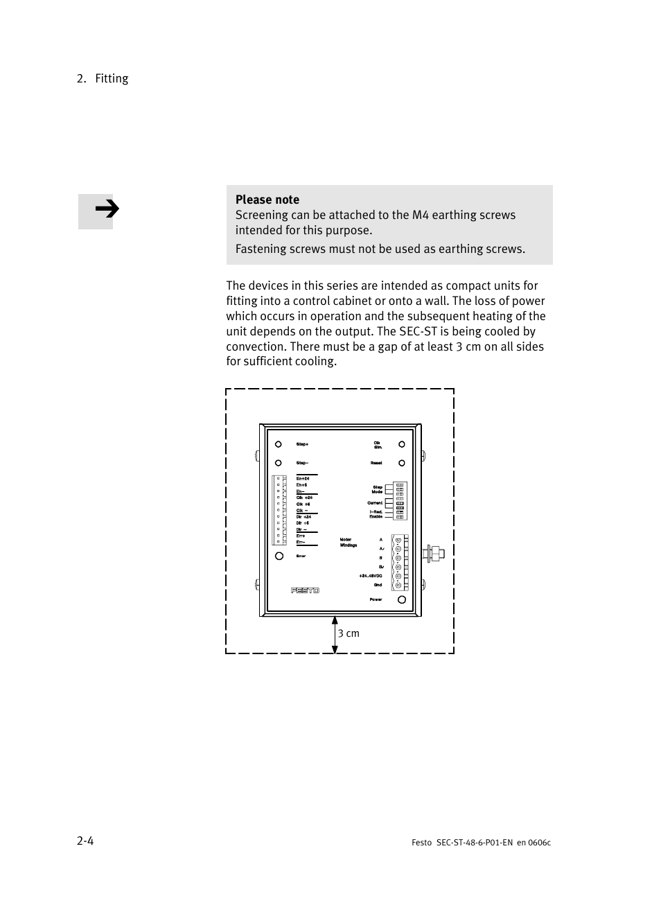 Festo Контроллер двигателя SEC-ST User Manual | Page 40 / 66