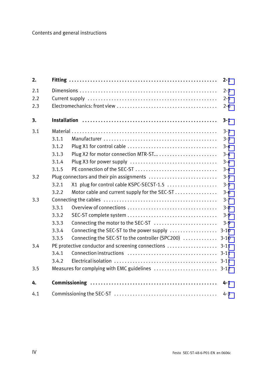 Festo Контроллер двигателя SEC-ST User Manual | Page 6 / 66