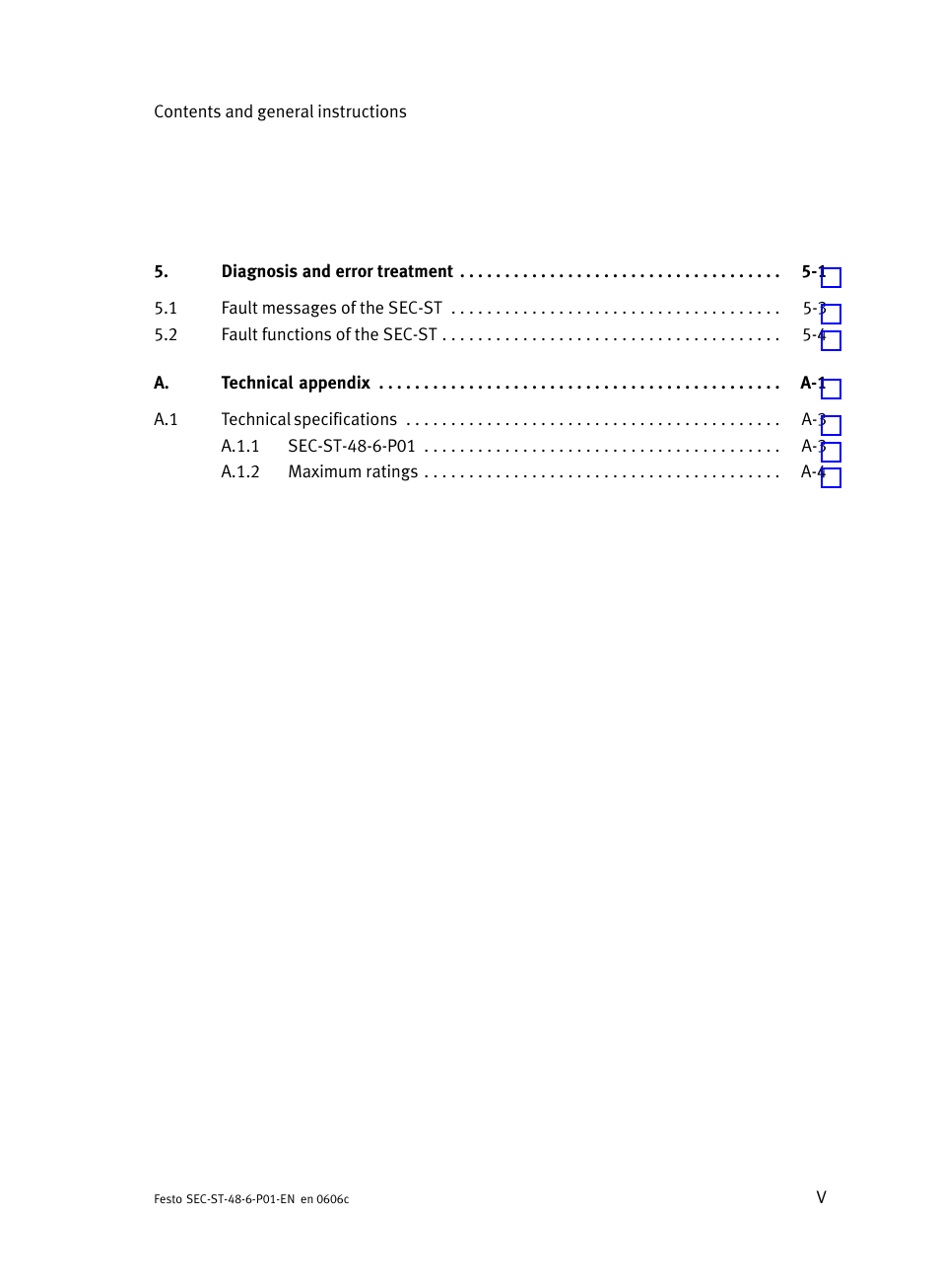 Festo Контроллер двигателя SEC-ST User Manual | Page 7 / 66