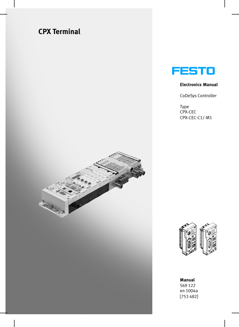 Festo Электрический терминал СРХ User Manual | 87 pages