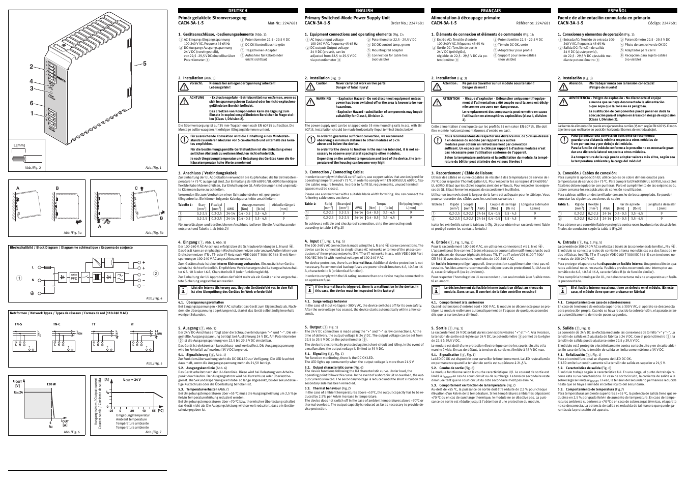 Festo Блоки питания, главные фильтры CACN-3A-1-5-D4 User Manual | Page 2 / 2