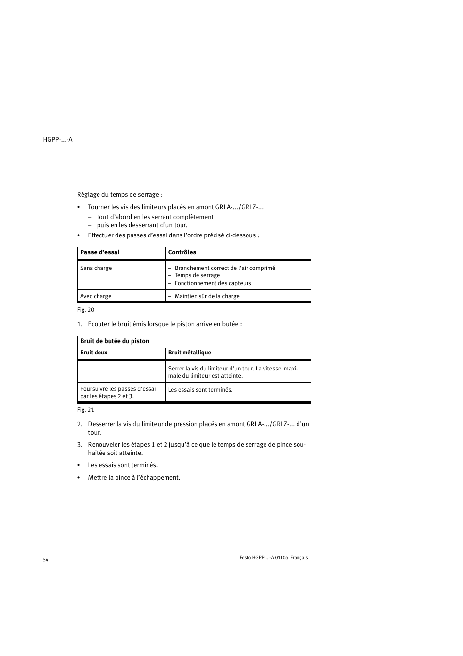 Festo Параллельный захват HGPP User Manual | Page 54 / 88